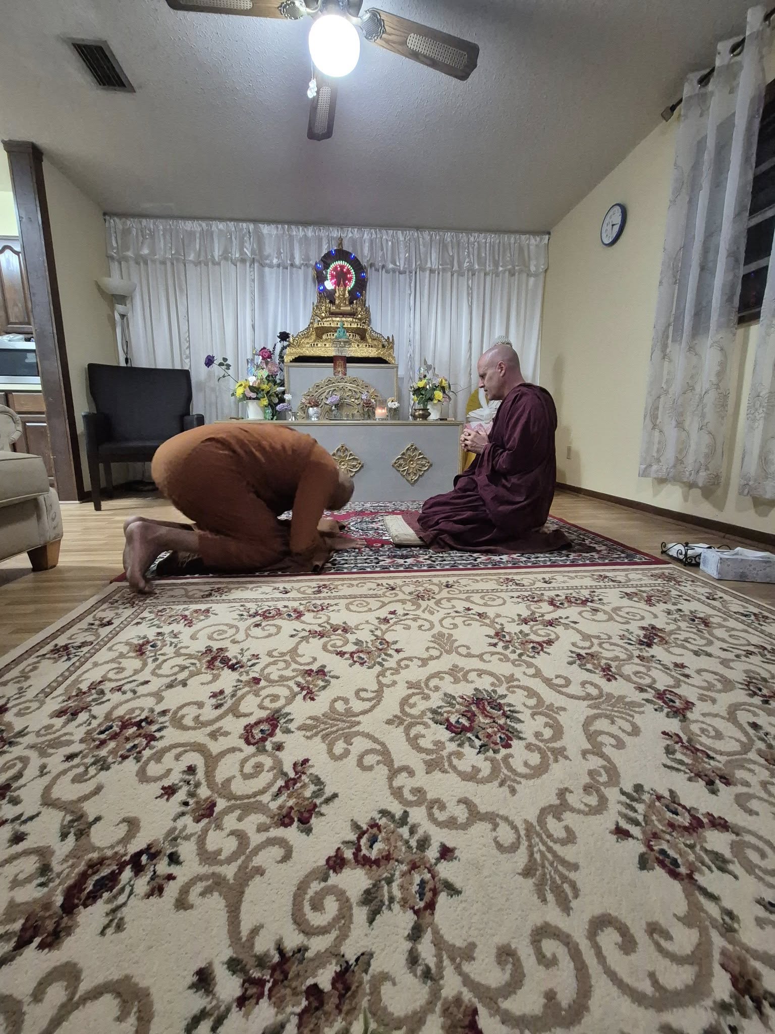 Visit of Sāmaṇera Ariyadeva