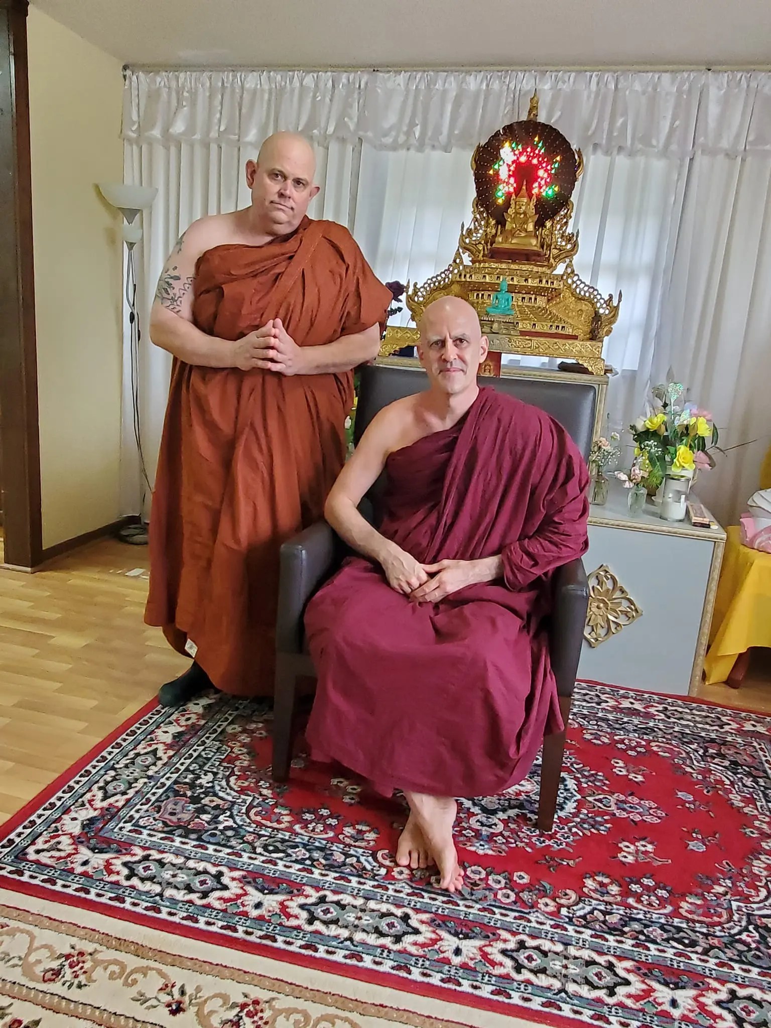Sāmaṇera Dhammarasa after ordination
