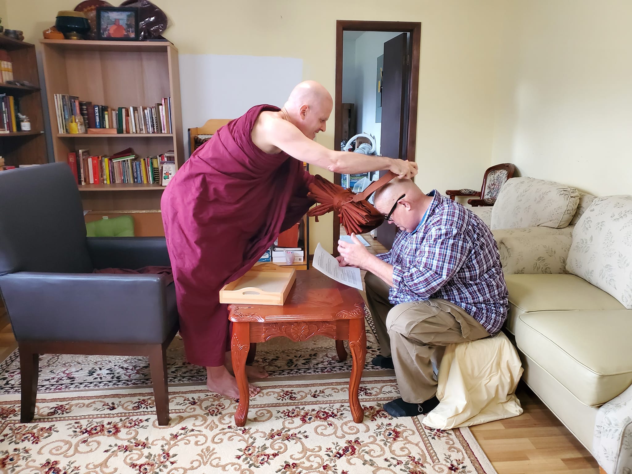 Ordination of Sāmaṇera Dhammarasa